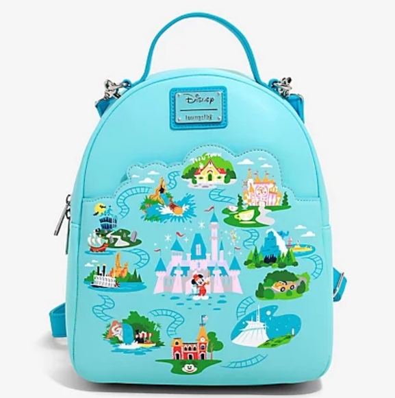 Loungefly Handbags - Loungefly Disneyland 65th Anniversary Convertible